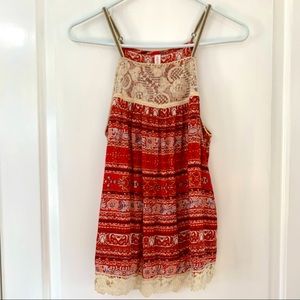 Xhilaration Top w/ Adjustable Spaghetti Straps - Like New